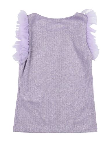 Kid Girl Top Lilac Size 14 Viscose, Polyester, Polyamide, Elastane