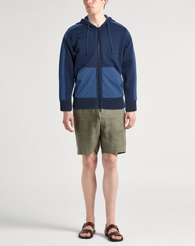 Man Sweatshirt Navy Size M Cotton, Cashmere, Polyester