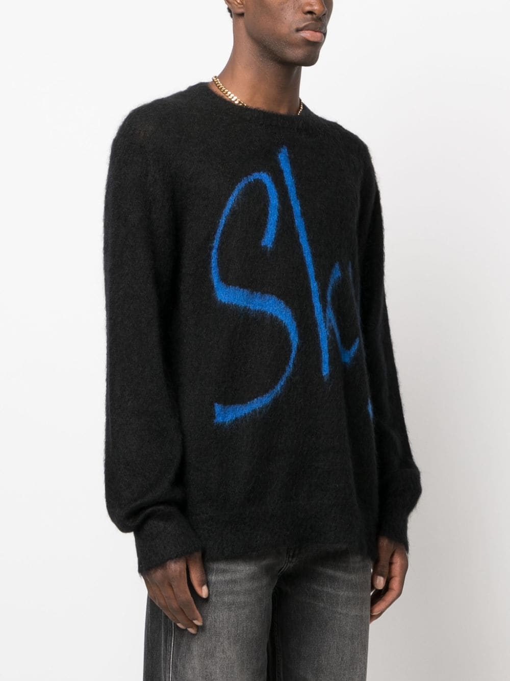- Logo Wool Blend Sweater