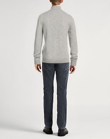 Selezione Man Cardigan Light grey Size M Cashmere