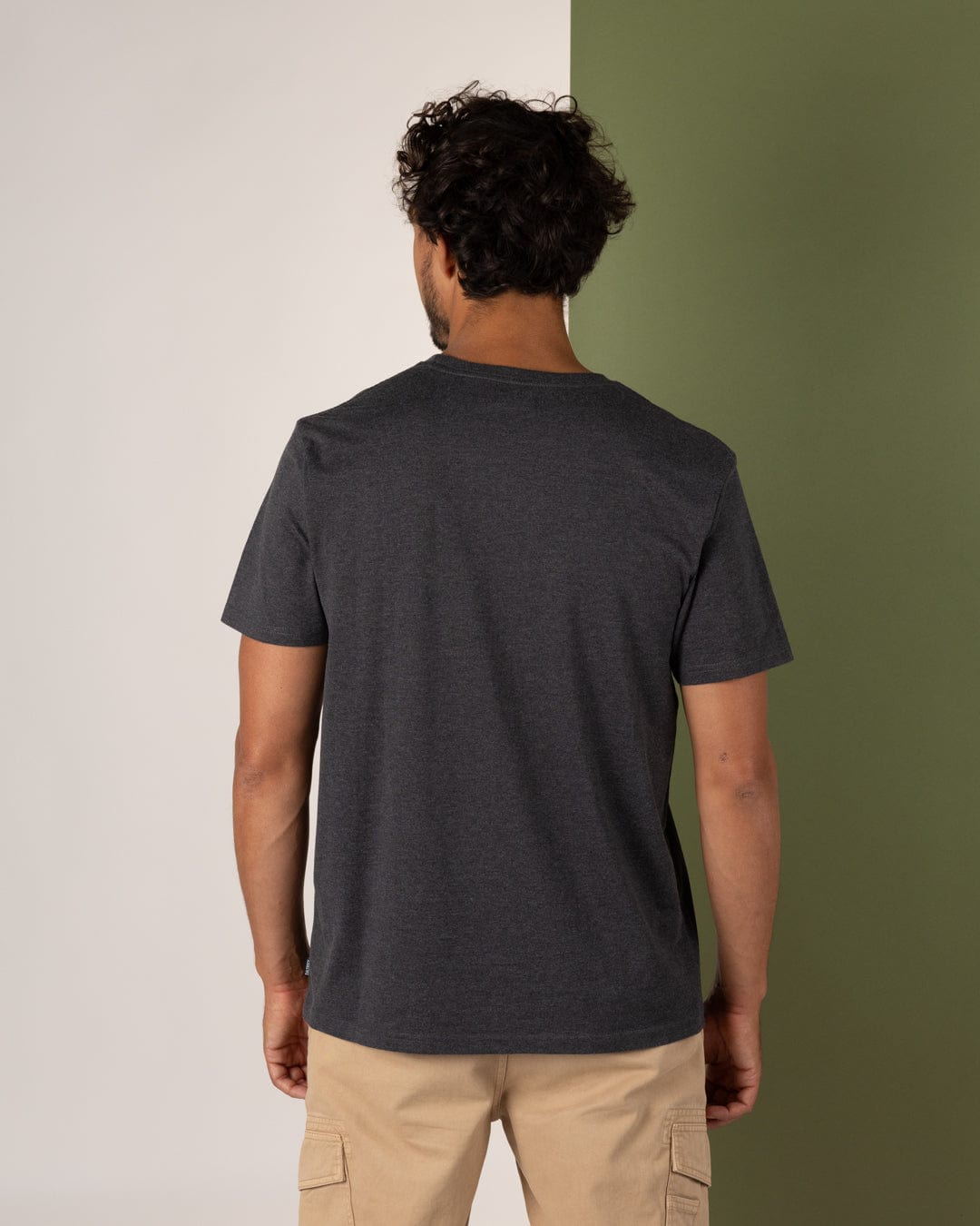 Saltrock Motorhome Mens Short Sleeve T-Shirt in Grey