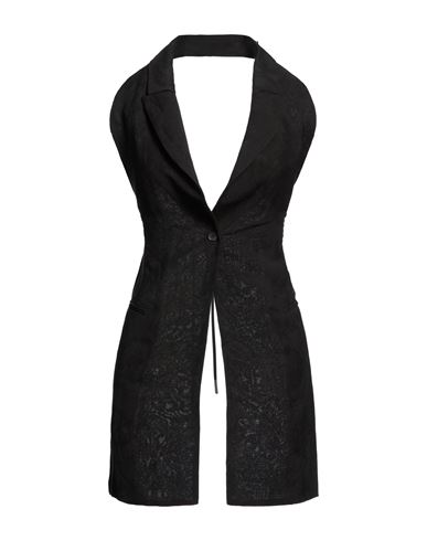 Woman Top Black Size ONESIZE Viscose, Linen