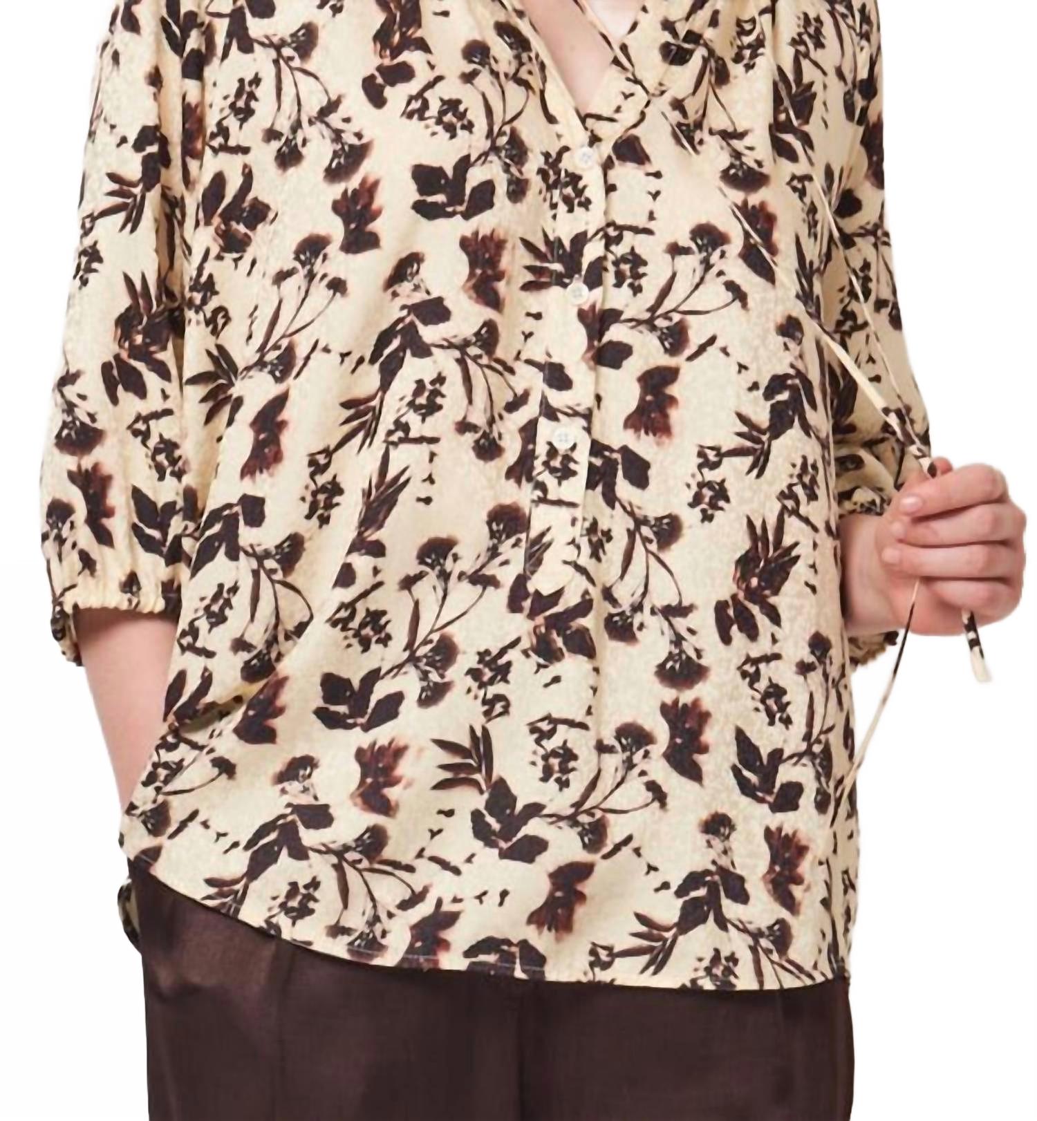 Poet Top In Cream