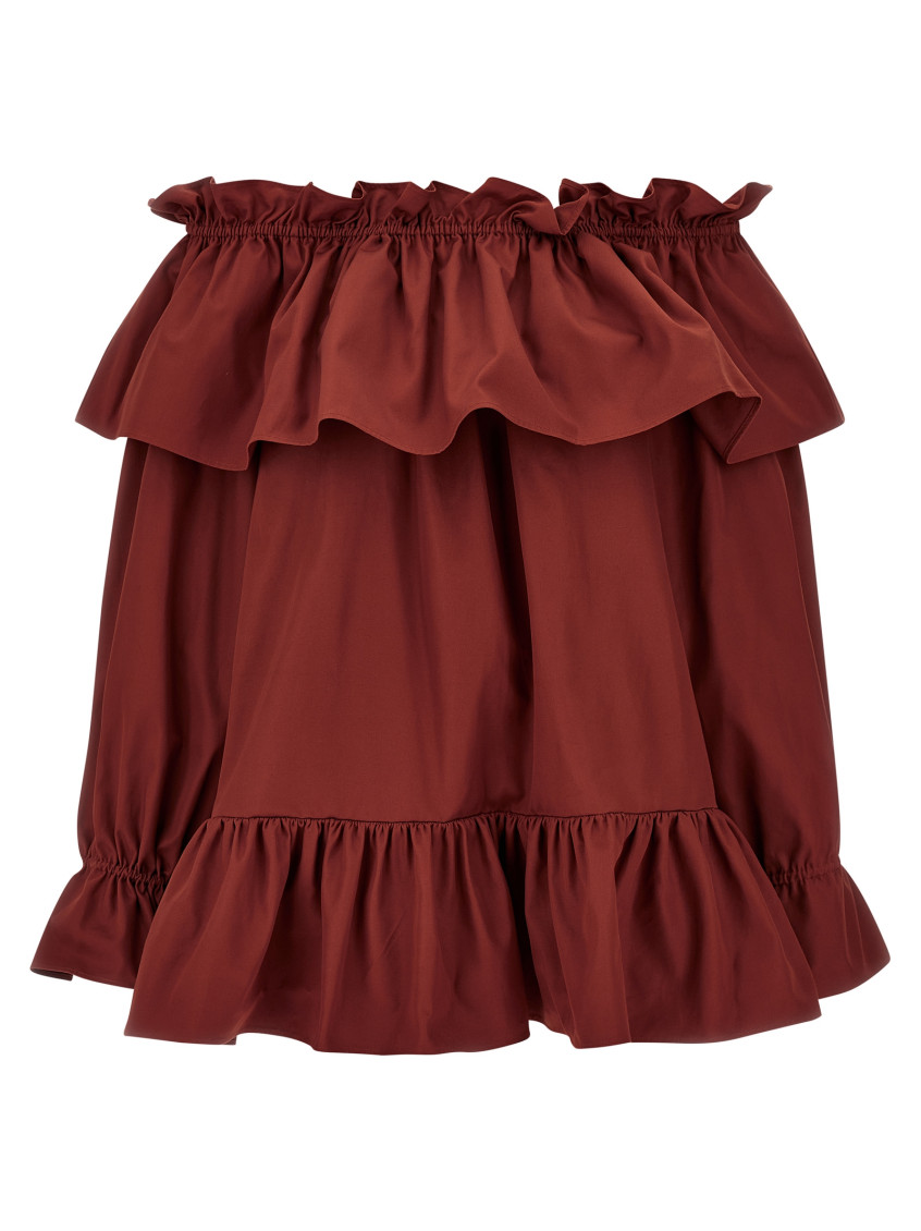 Flounces Mini Dress