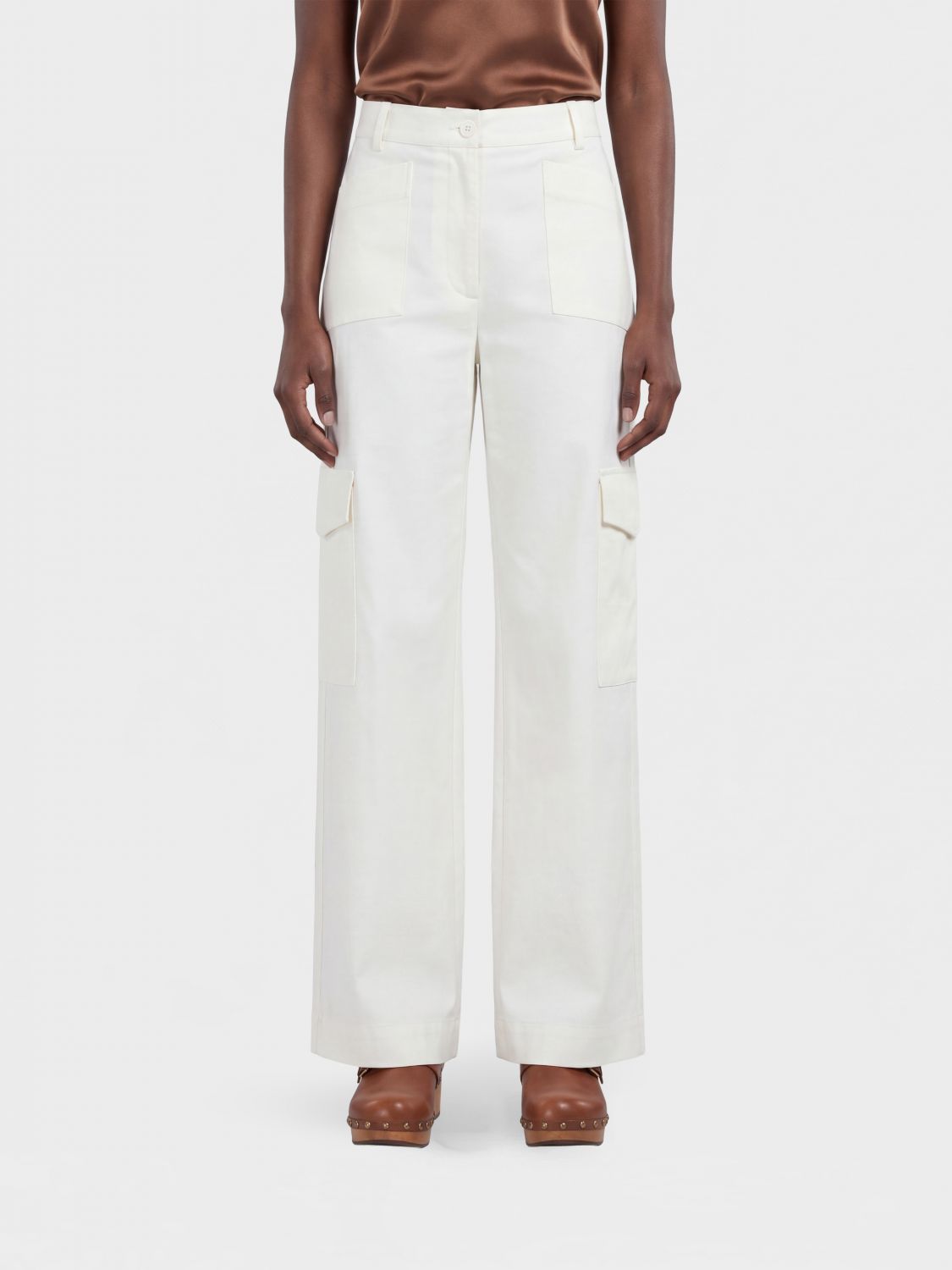 Pants Woman color White