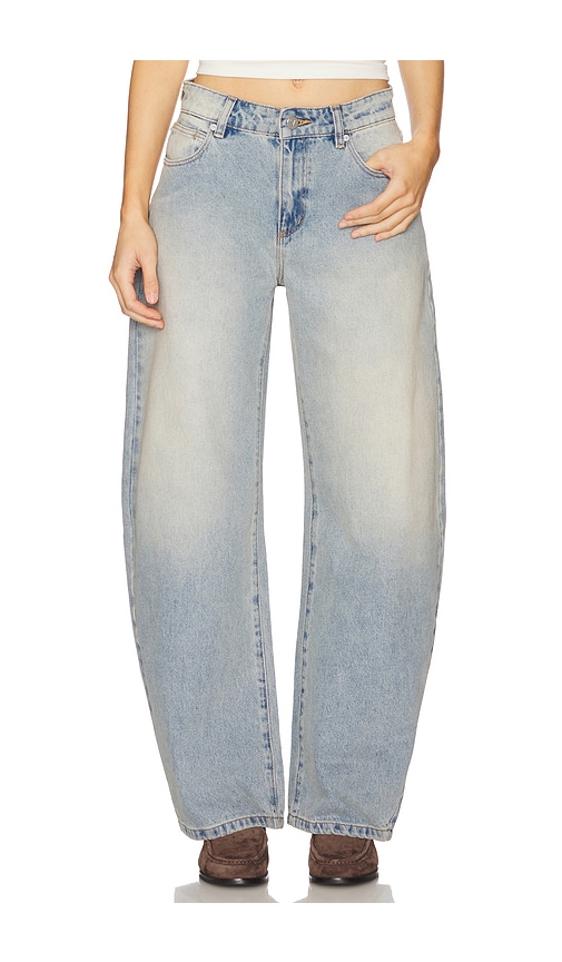 Abrand 95 Barrel Jeans in Blue. 34. Also , 24, 25, 26, 27, 28, 29, 30, 31