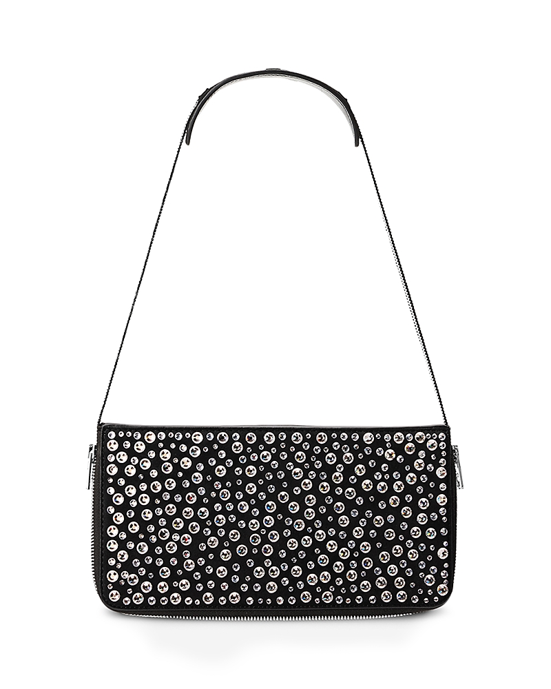 Siren Embellished Leather Pouchette
