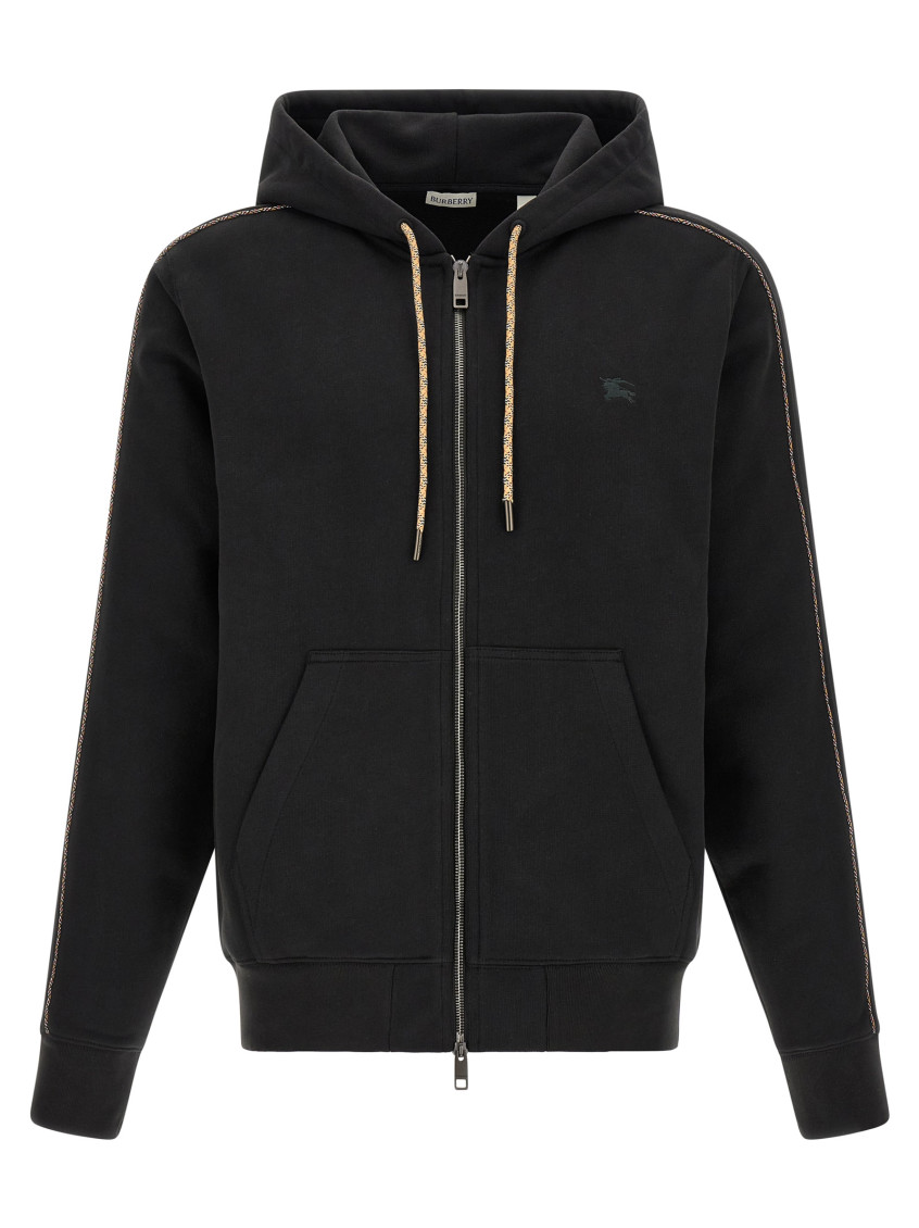 Burberry - scott hooded jacket drawstring hood ribbed cuff