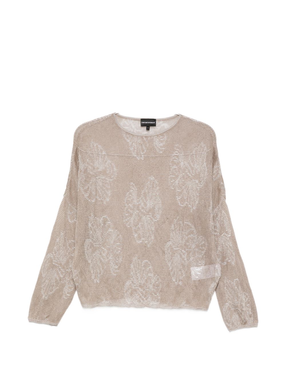 Embroidered crewneck sweater