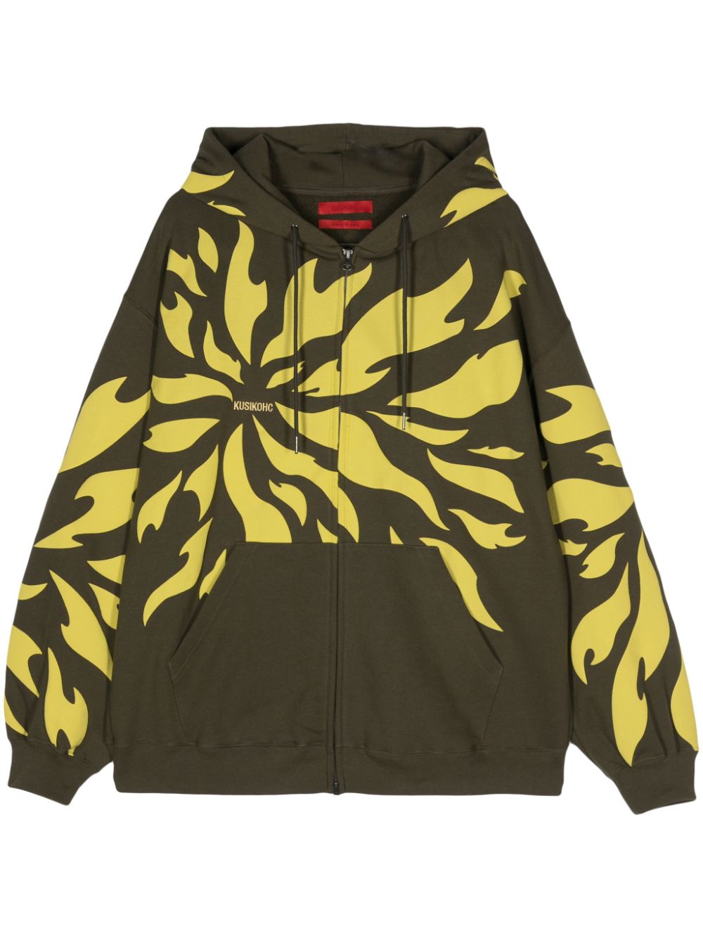 Fragment cotton hoodie - Green