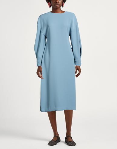 P. a.r. o.s. h. Woman Midi dress Light blue Size L Polyester