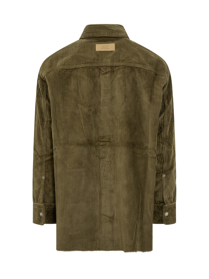 Green Regular Solid Shirt