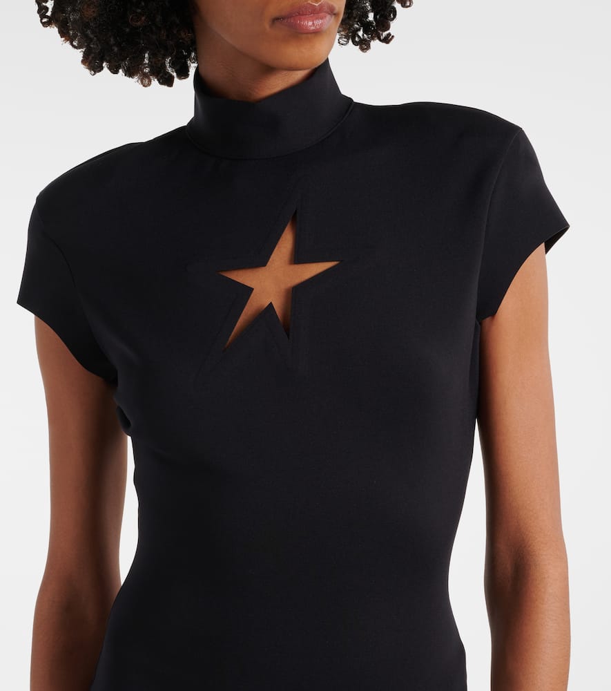Black Star cutout minidress