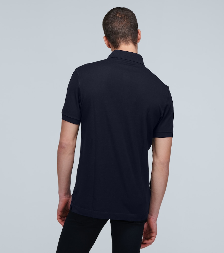 Plaque polo shirt
