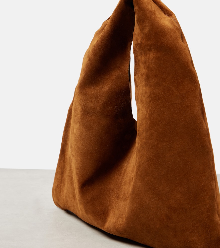 Bindle Small suede tote bag