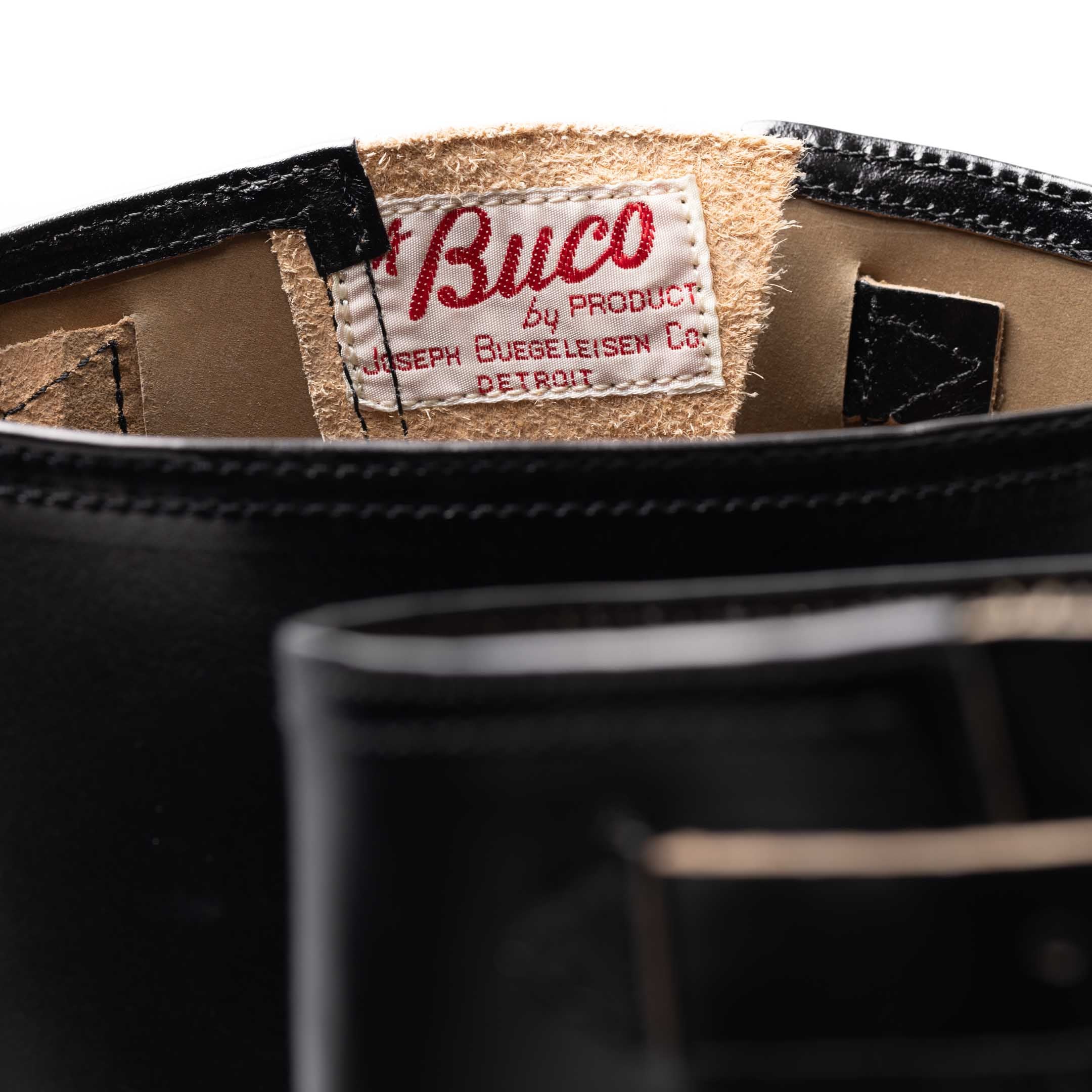 Buco Engineer Boots Buttock Black
