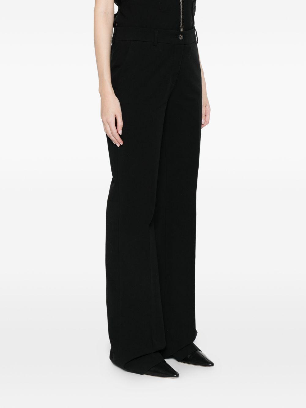 Pantalon large en coton Via Masini