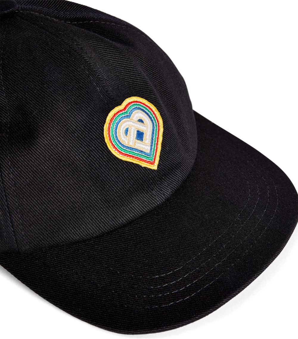 Embroidered Heart Cap