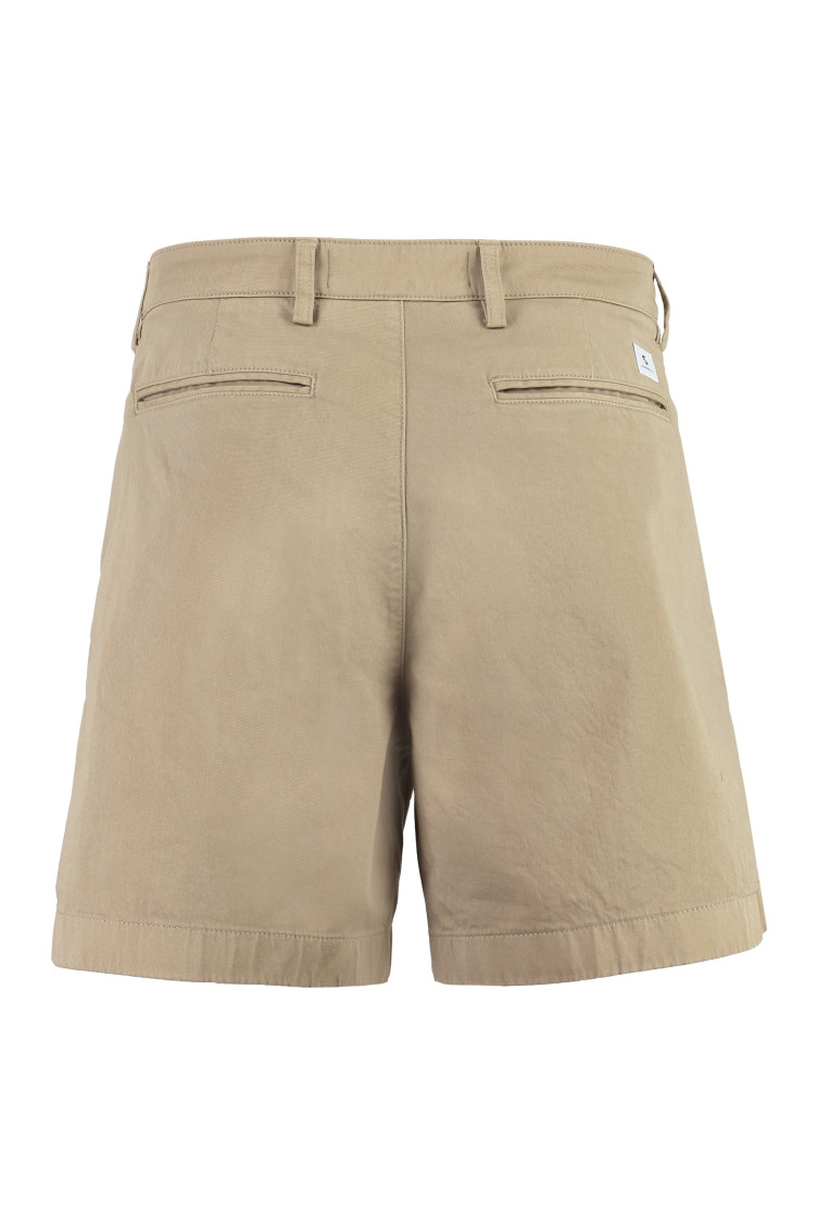 Light Beige Solid Shorts