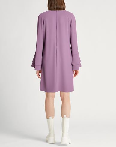 Woman Midi dress Mauve Size 10 Polyester, Elastane