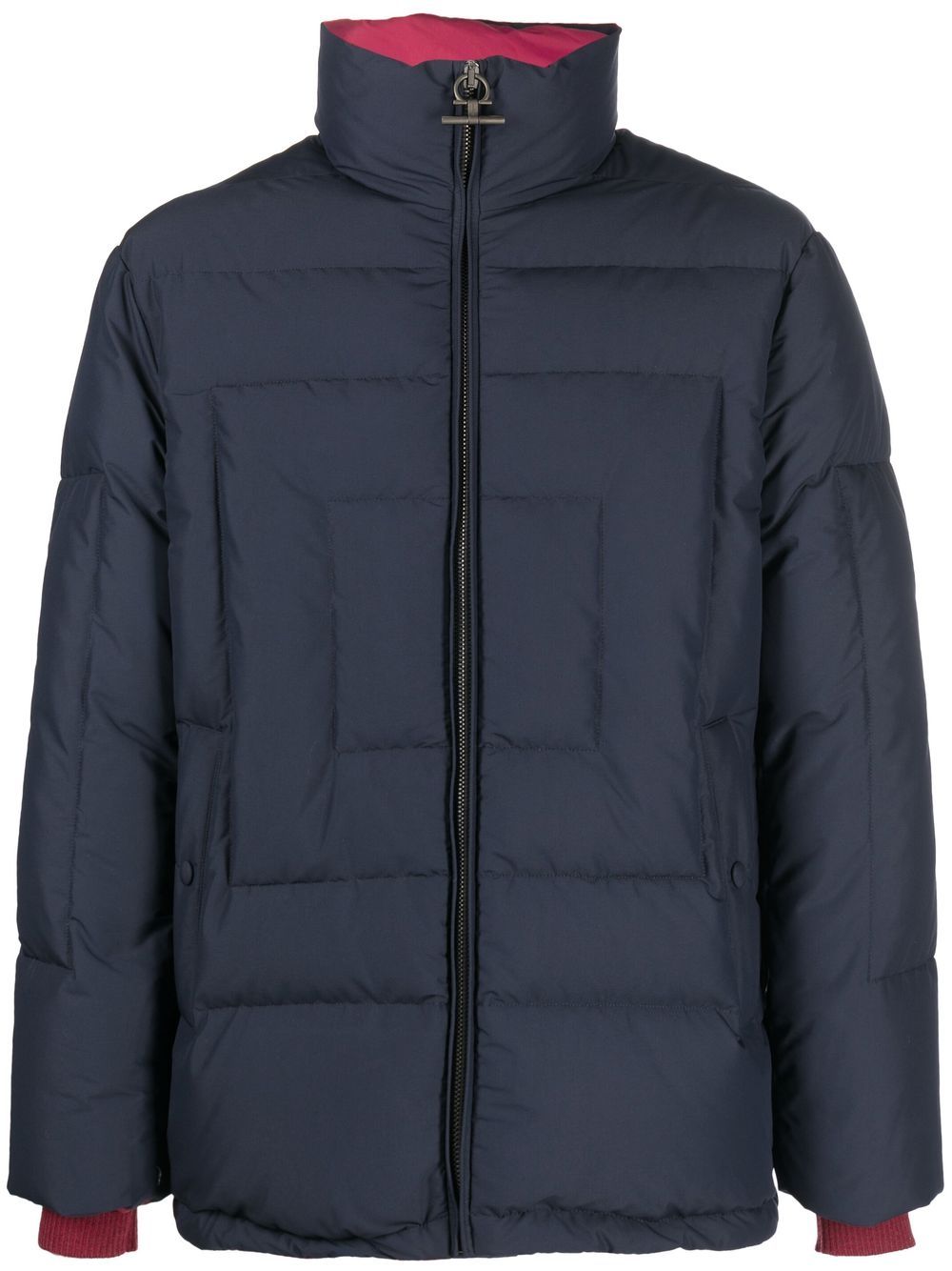Feather-down padded jacket - Blue