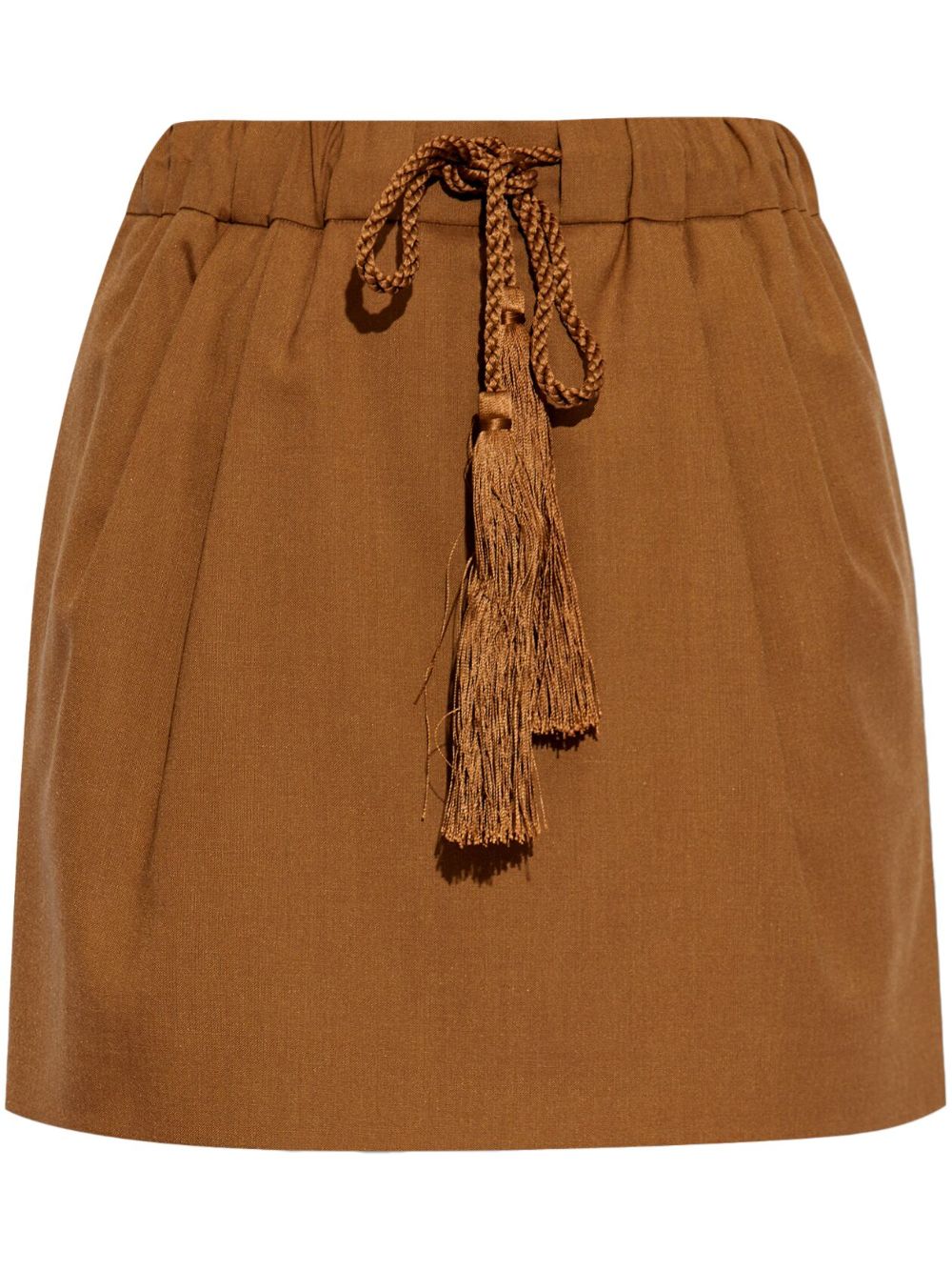 Tabarin mini skirt - Brown