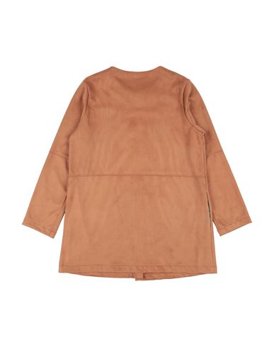 Caffé D'orzo Kid Girl Overcoat & Trench Coat Tan Size 10 Polyester, Elastane