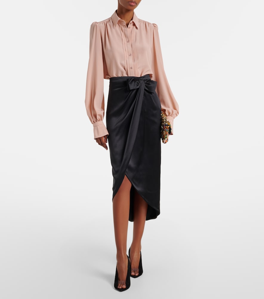 Silk crêpe de chine blouse
