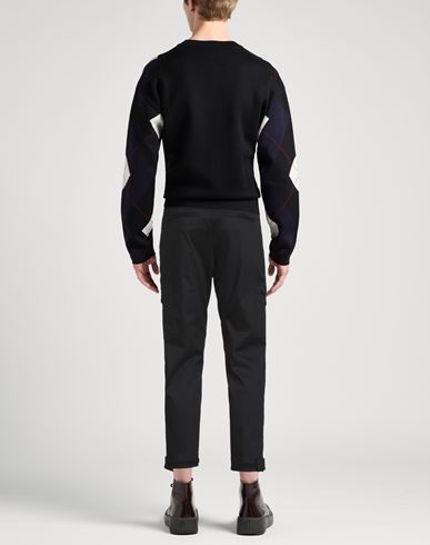 Man Pants Black Size 30 Cotton, Polyamide, Elastane