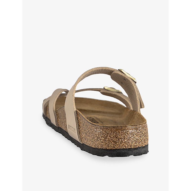 Womens Mayari Faux-Leather Sandals