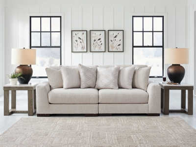 Cavella 2-Piece Next-Gen Nuvella™ Performance Fabric Modular Loveseat, Pebble