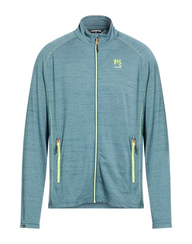Man Sweatshirt Deep teal Size S Polyester, Elastane