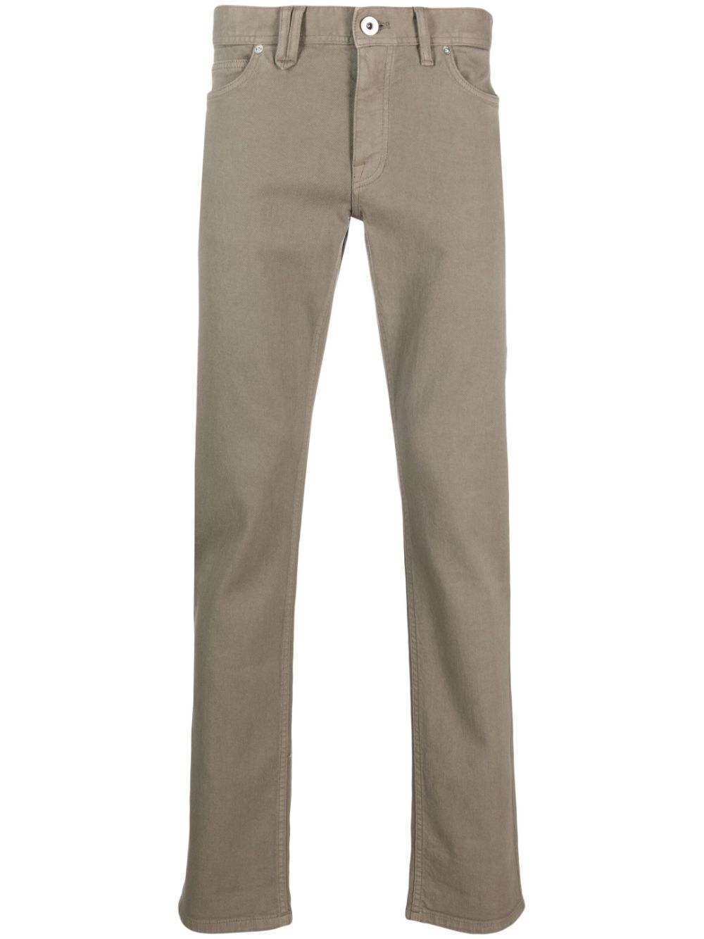 Low-rise slim-fit jeans - Neutrals