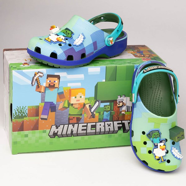Minecraft x Crocs Chicken Jockey Classic Clog - Little Kid / Big Kid - Multicolor