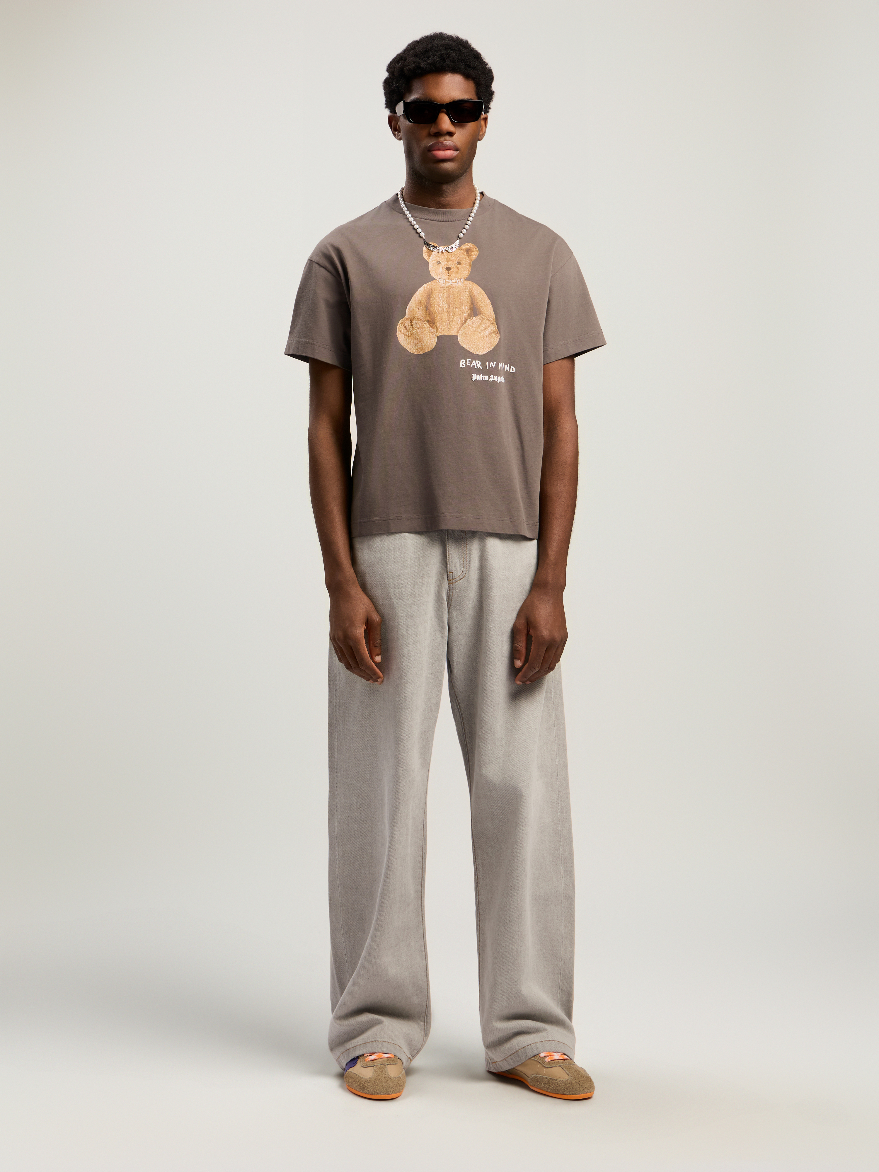 Bear In Mind T-shirt Man  Dark Grey