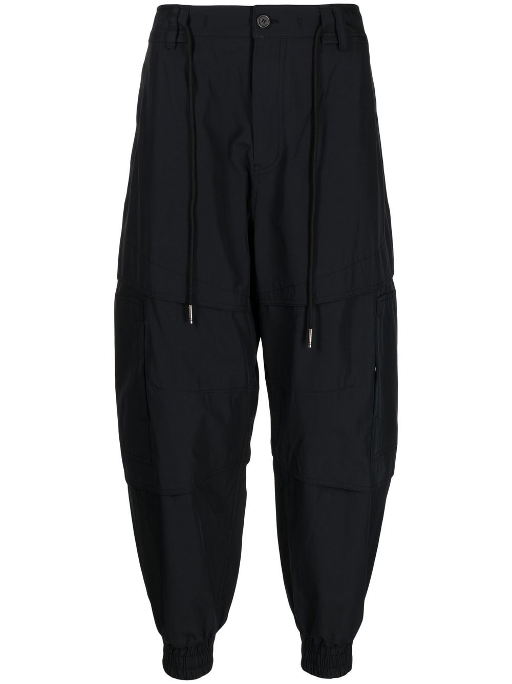 Cutting Cargo track pants - Black