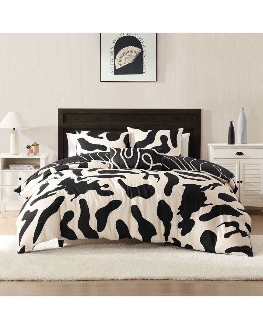 220 Thread Count Bebeteen By Ebony & Ivory Reversible Comforter Set