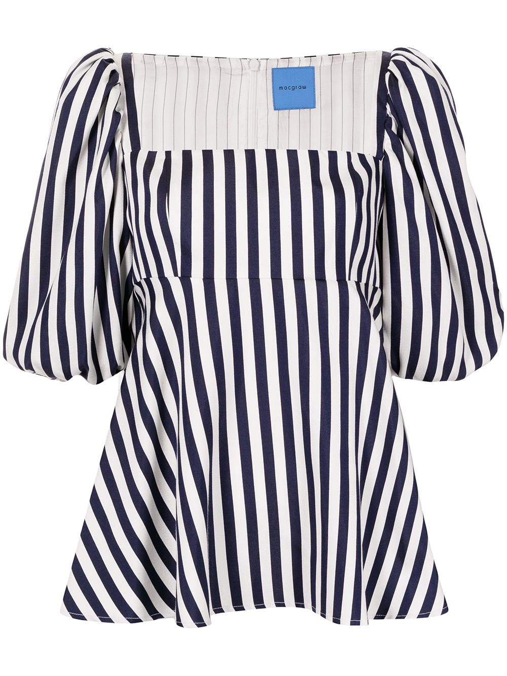 Vienna striped top - Blue