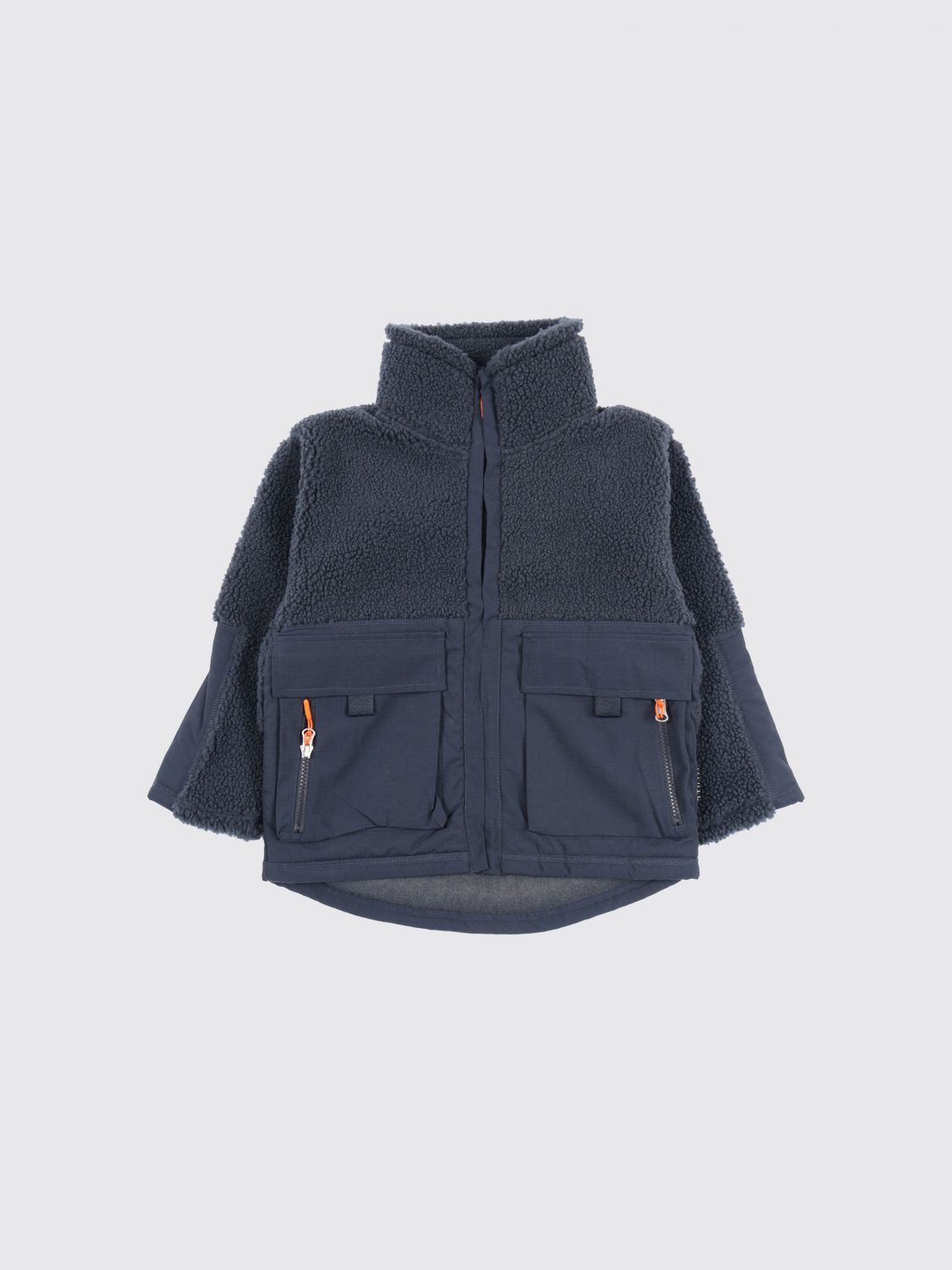 Coat Kids color Blue