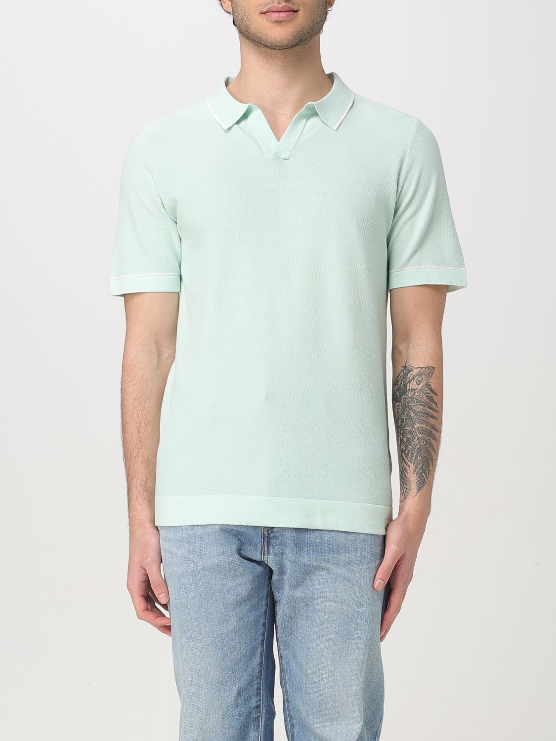 Sweater Men color Green