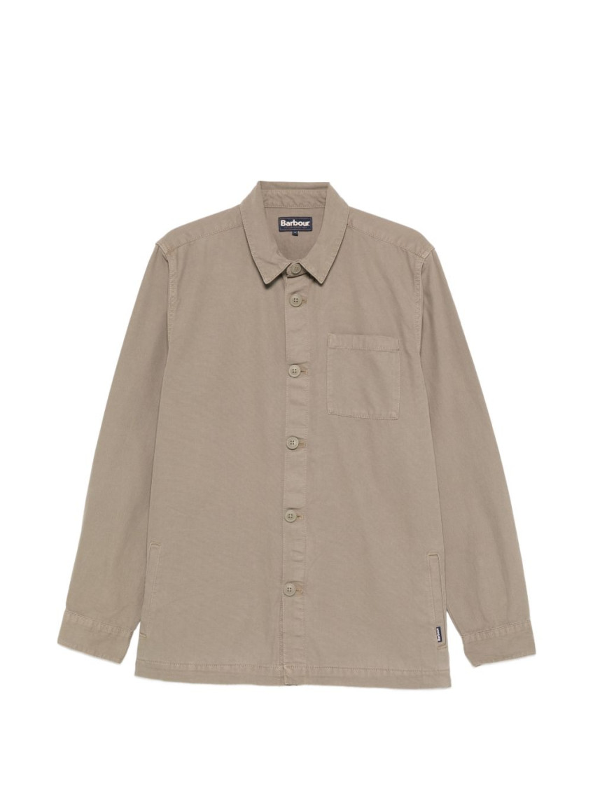 Shirt With Button Fastening Patch Pocket