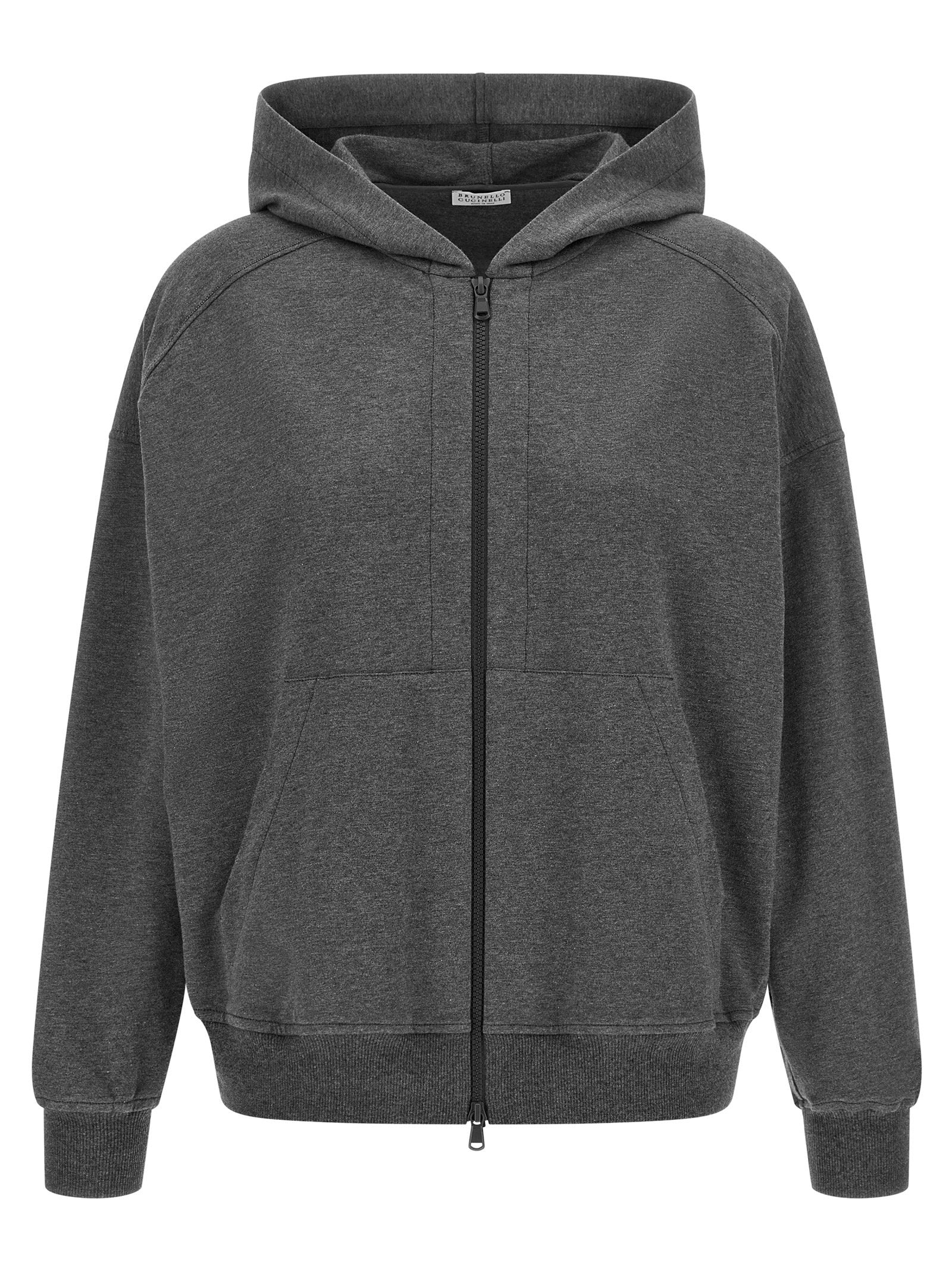 Shiny Trims Hoodie