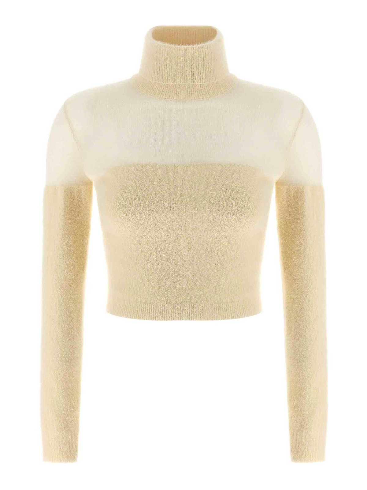 Brushed Insert Turtleneck Sweater