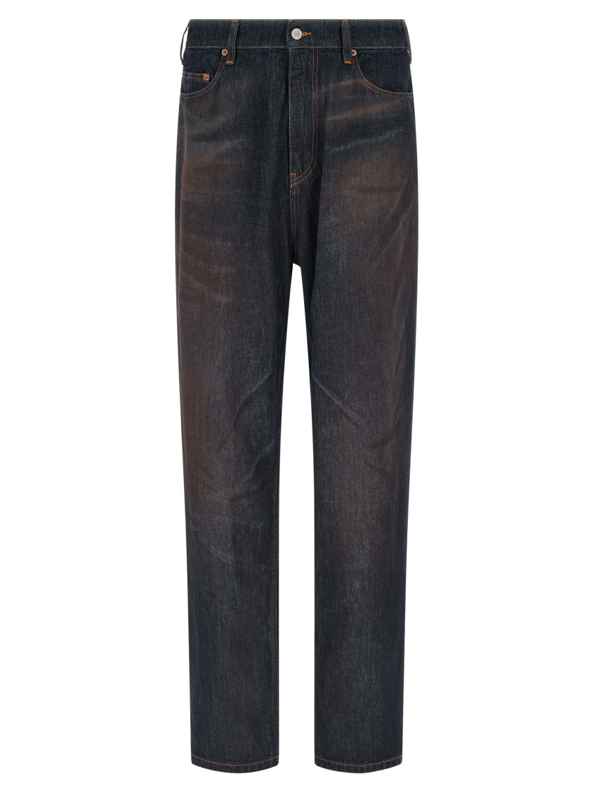 Maison Margiela - regular fit straight leg denim trouser