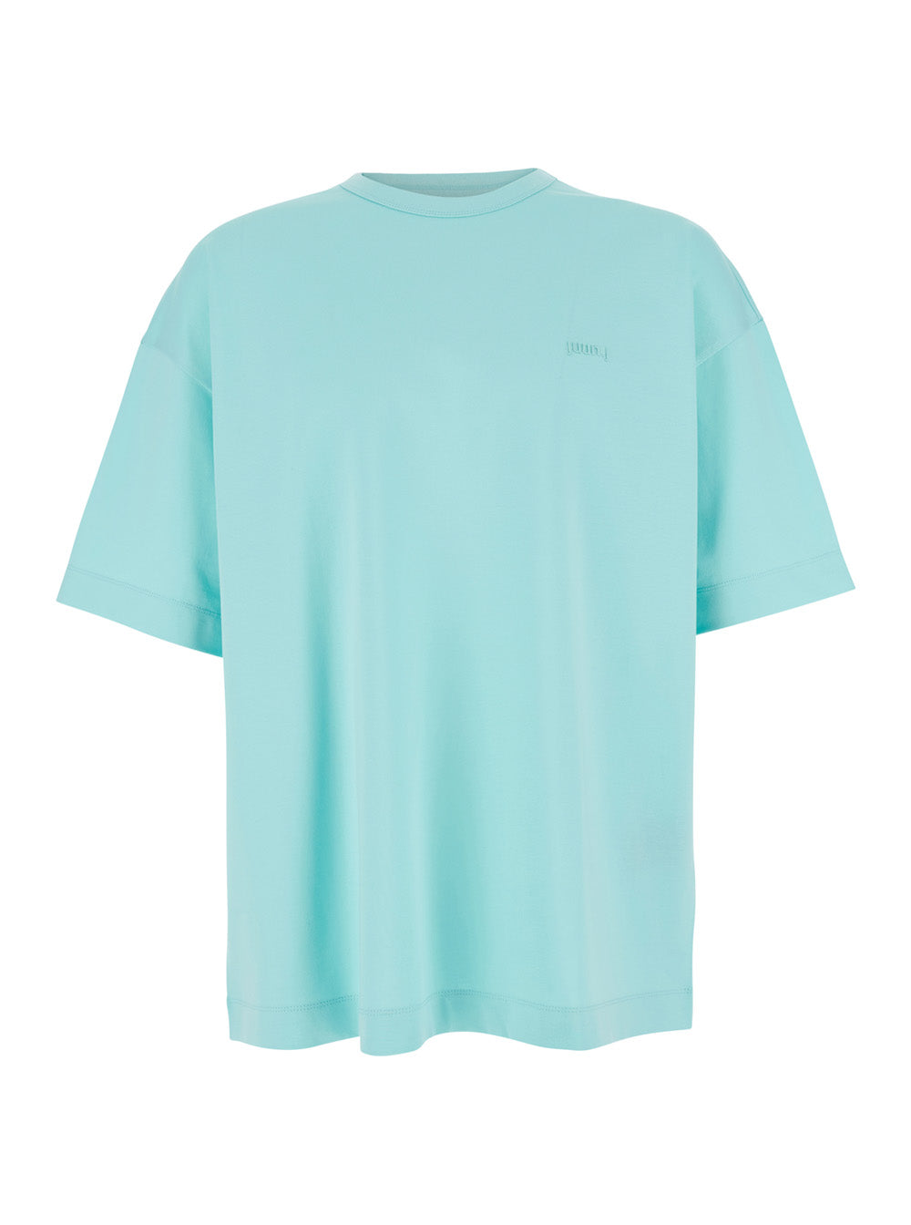 Embroidered Logo T-Shirt — Blue