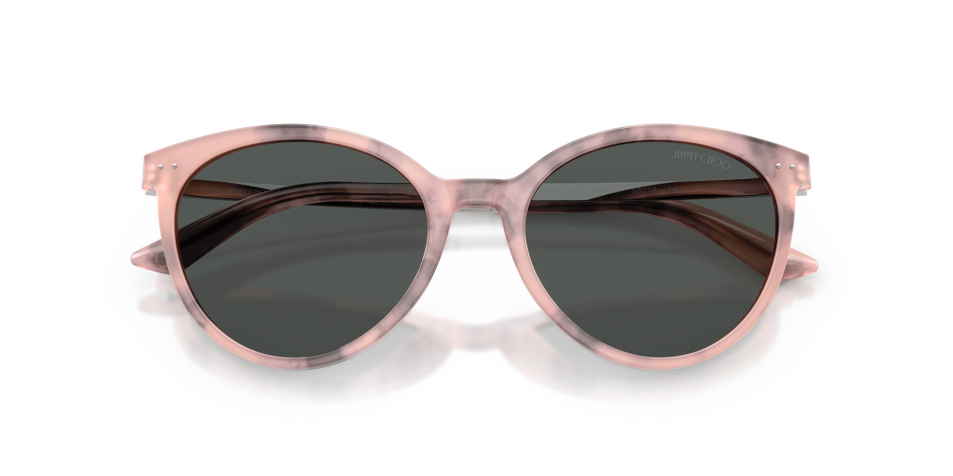Jimmy Choo Donna Jimmy Choo JC5060 509887 Occhiali da sole Acetato Rosa Grigio Pantos Normale