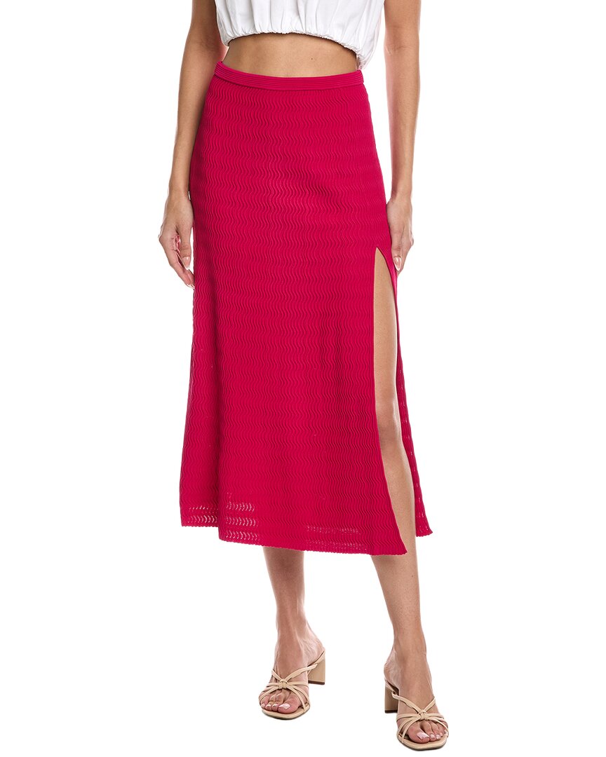 Crepe Matte Midi Skirt