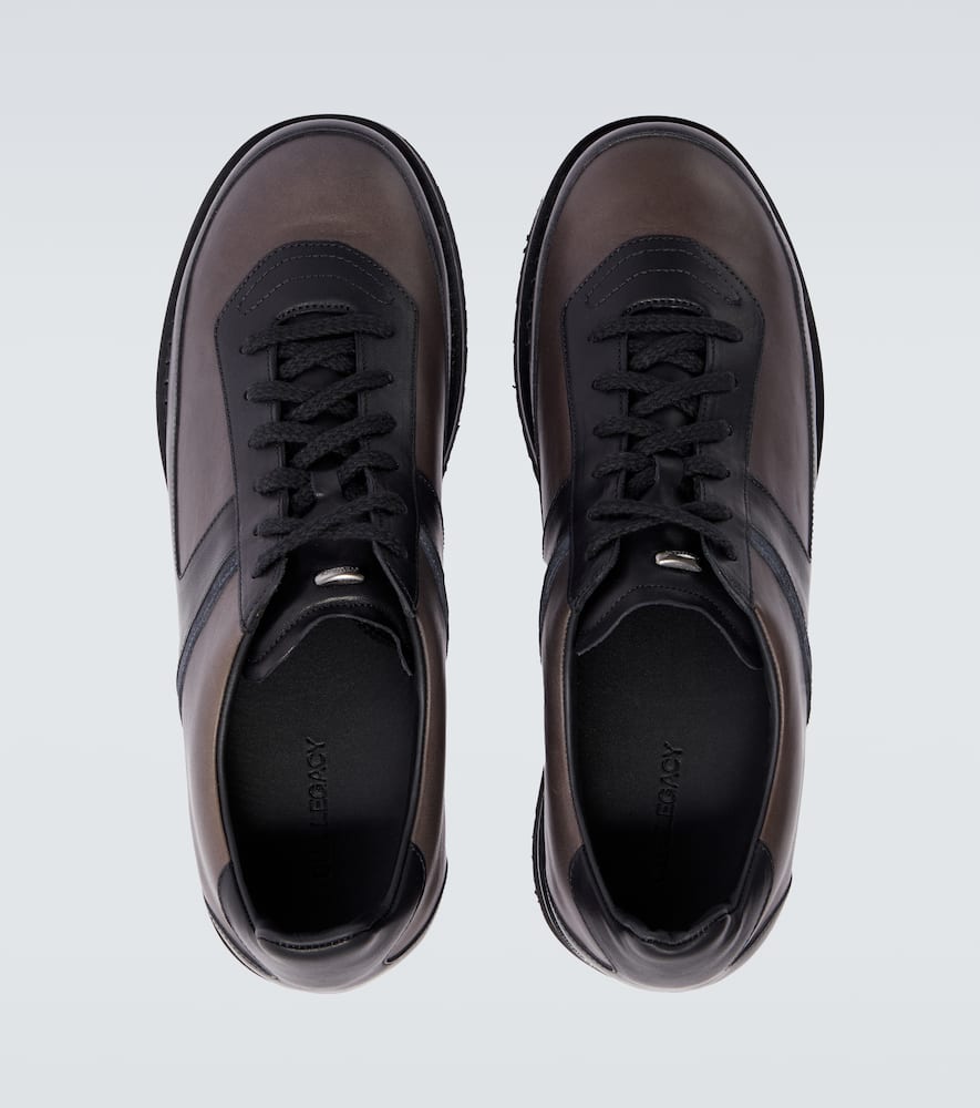 Ten Pin leather sneakers