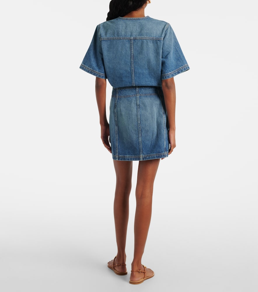 Clara denim miniskirt