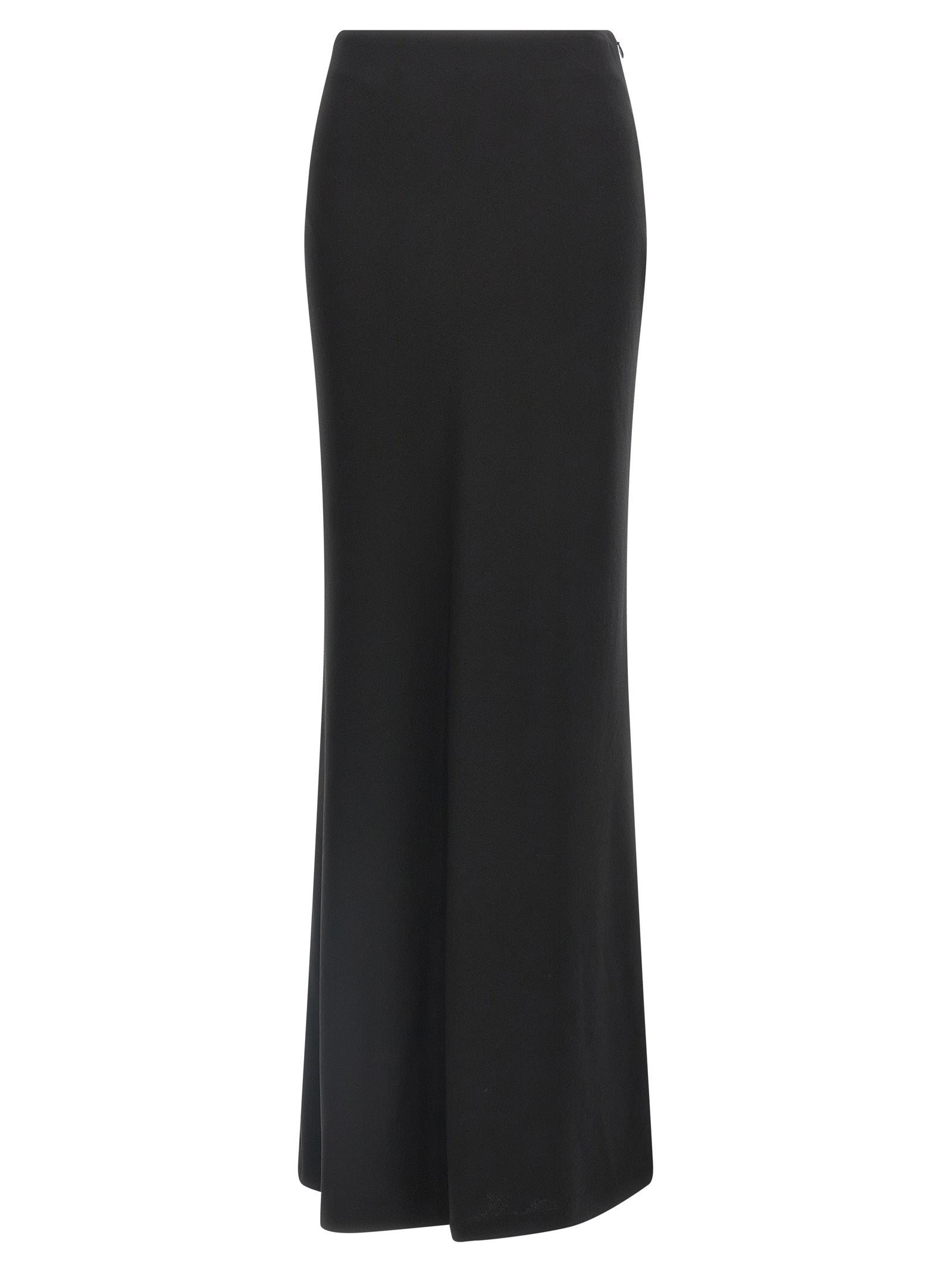 Virgin Wool Skirt — Black